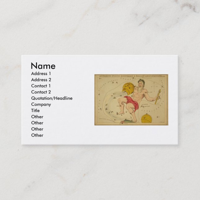 Aquarius Business Card (Front)