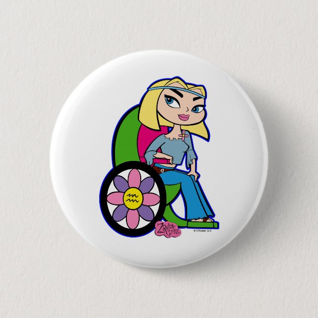 Aquarius Button (Front)