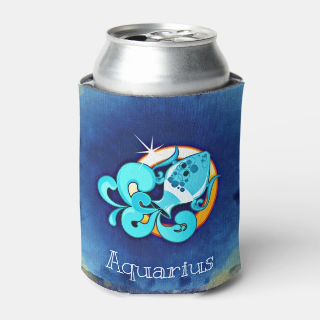 Aquarius Can Cooler (Can Front)