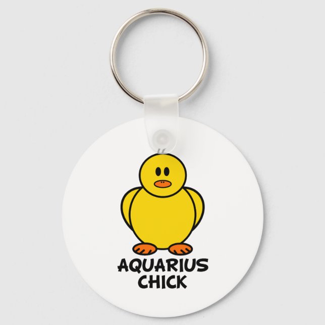 Aquarius Chick Keychain (Front)