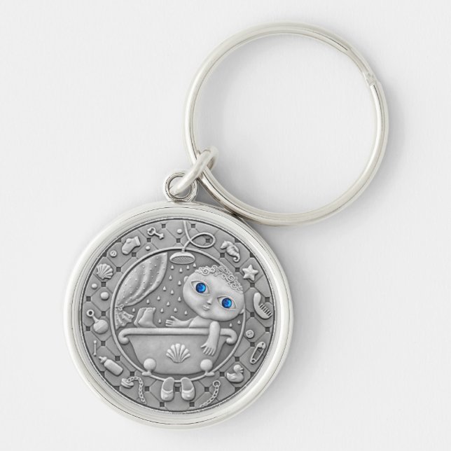 Aquarius Coin key chain (Front)