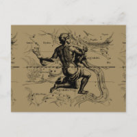 Aquarius Constellation Map by Hevelius