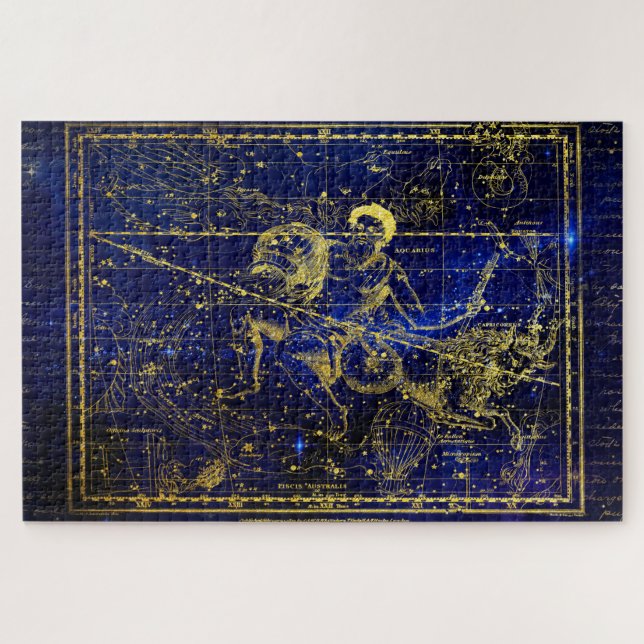 aquarius constellation puzzle (Horizontal)