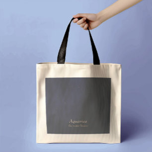 Aquarius Constellation Tote Bag