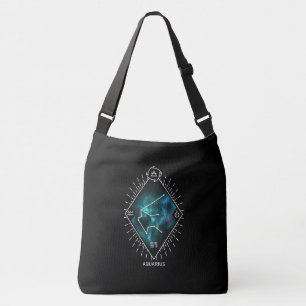 Aquarius Constellation & Zodiac Symbol Crossbody Bag