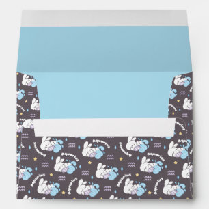 Aquarius Dreams: Zodiac Bunny Pattern II Envelope