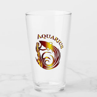 Aquarius Drinkware Glass