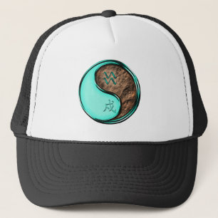 Aquarius & Earth Dog  Trucker Hat
