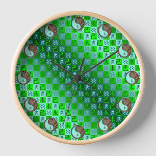 Aquarius & Earth Goat Clock
