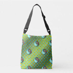 Aquarius & Earth Monkey Crossbody Bag