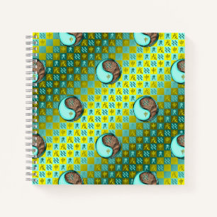 Aquarius & Earth Monkey Notebook