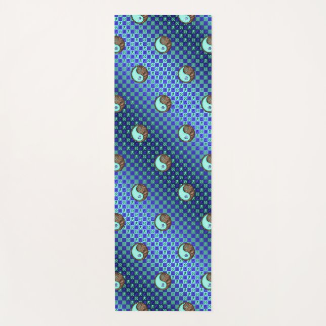 Aquarius & Earth Ox Yoga Mat (Front)