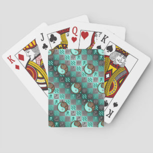 Aquarius & Earth Rabbit Playing Cards