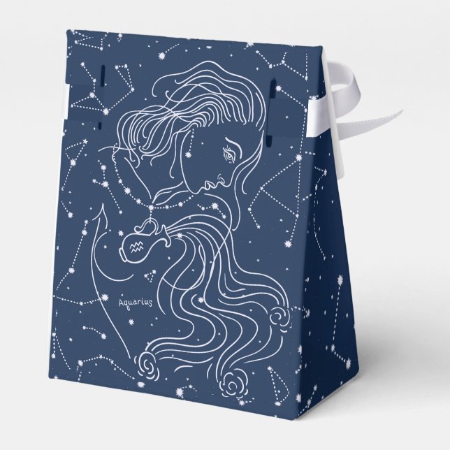 Aquarius Favor Box (Back Side)