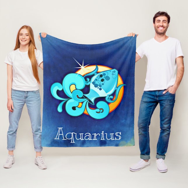 Aquarius Fleece Blanket (In Situ)