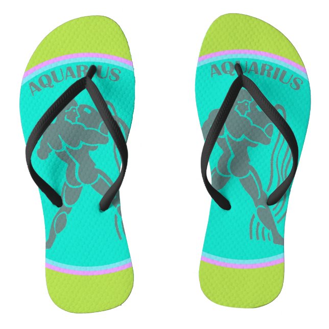 Aquarius Flip Flops (Footbed)