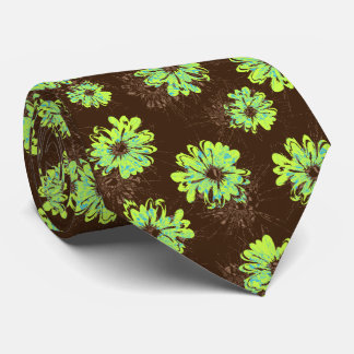 Aquarius Floral Vintage Two-sided Tie