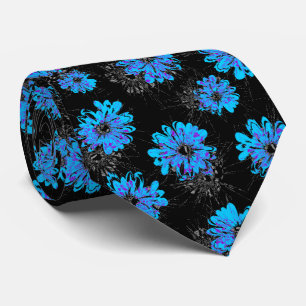 Aquarius Floral Vintage Two-sided Tie