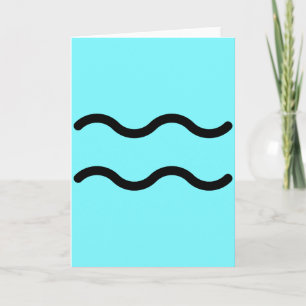 Aquarius Greeting Card