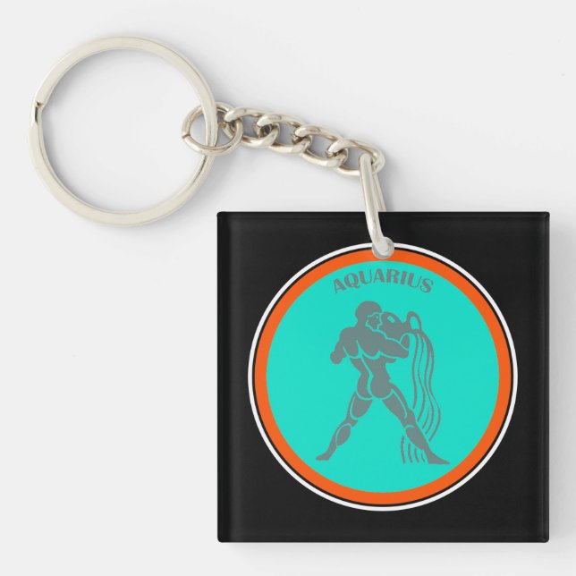Aquarius Keychain (Front)