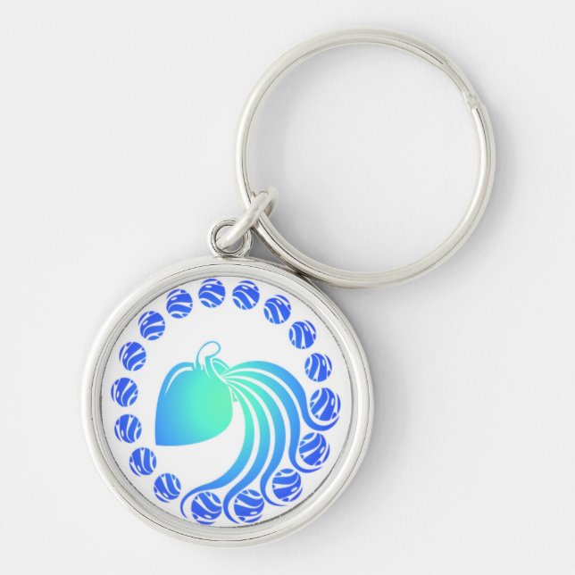 Aquarius Keychain (Front)