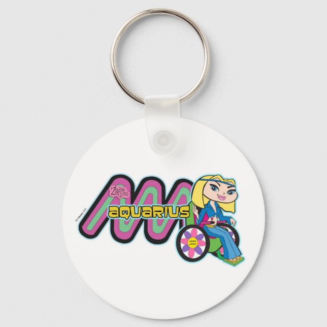 Aquarius Keychain (Front)