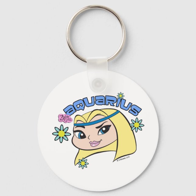 Aquarius Keychain (Front)