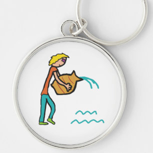 Aquarius Keychain