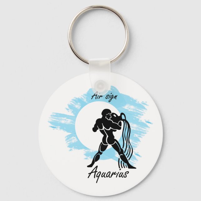 Aquarius Keychain (Front)