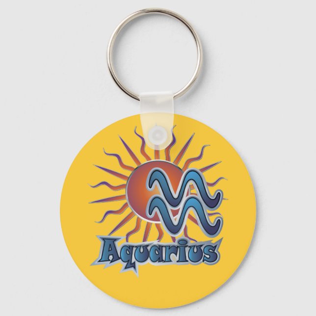 Aquarius Keychain (Front)