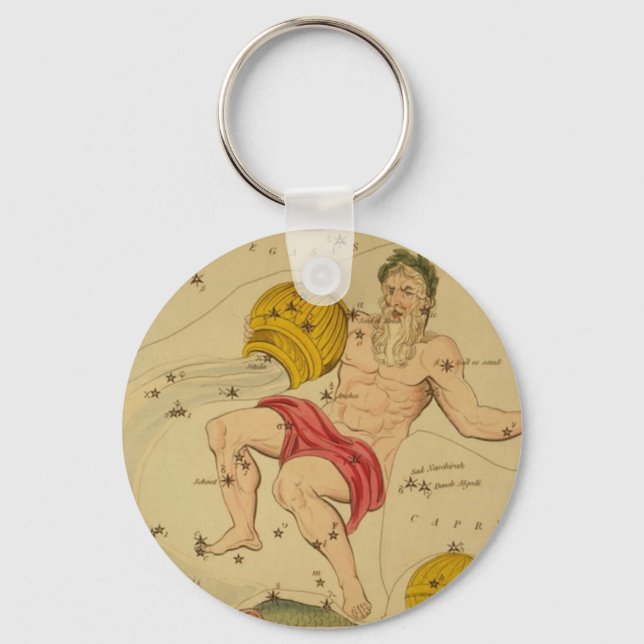 Aquarius  Keychain (Front)