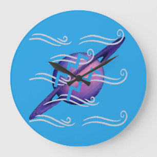 Aquarius Large Clock