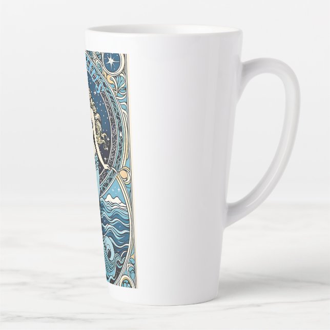 Aquarius Latte Mug (Right)