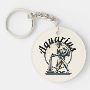 Aquarius le porteur d'eau Zodiac Vintage