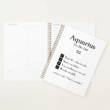 Aquarius - Liste des tâches