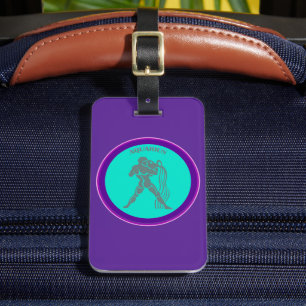 Aquarius Luggage Tag