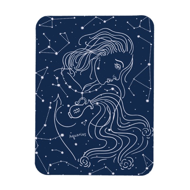 Aquarius Magnet (Vertical)