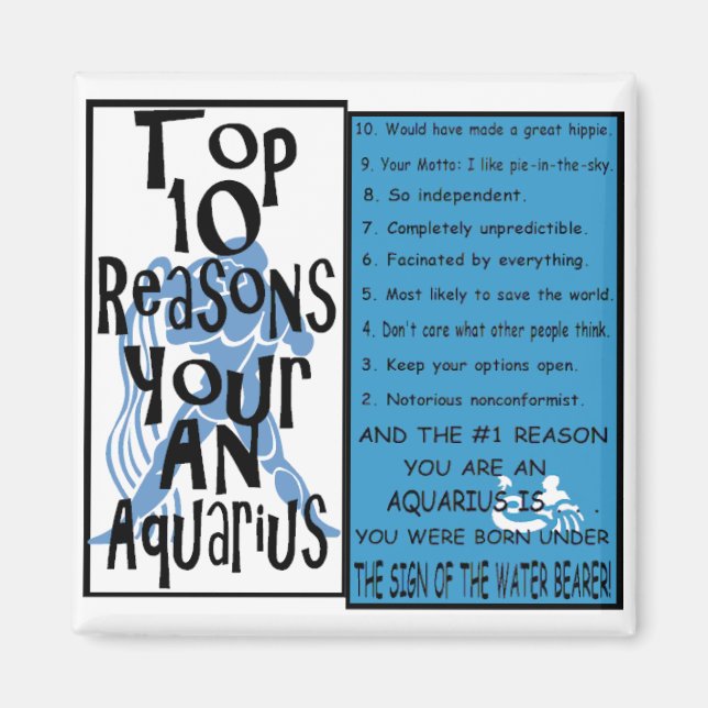 Aquarius Magnet (Front)