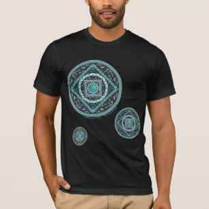Aquarius Mandala Men's Dark Shirt