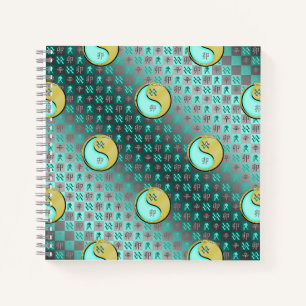 Aquarius & Metal Rabbit Notebook