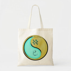 Aquarius & Metal Snake Tote Bag