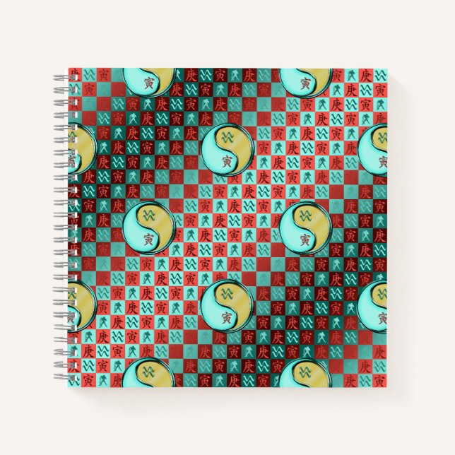 Aquarius & Metal Tiger Notebook (Front)
