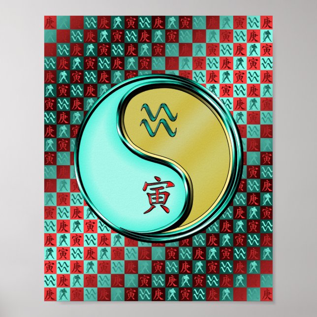 Aquarius & Metal Tiger Poster (Front)