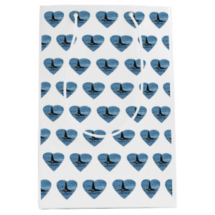 Aquarius Orca Killer Whale White Medium Gift Bag