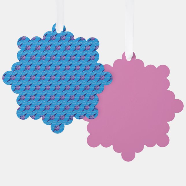 Aquarius Ornament Card (Front/Back)