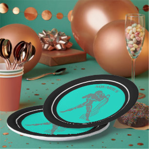 Aquarius Paper Plate