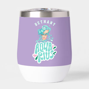 Aquarius Personalized Retro
