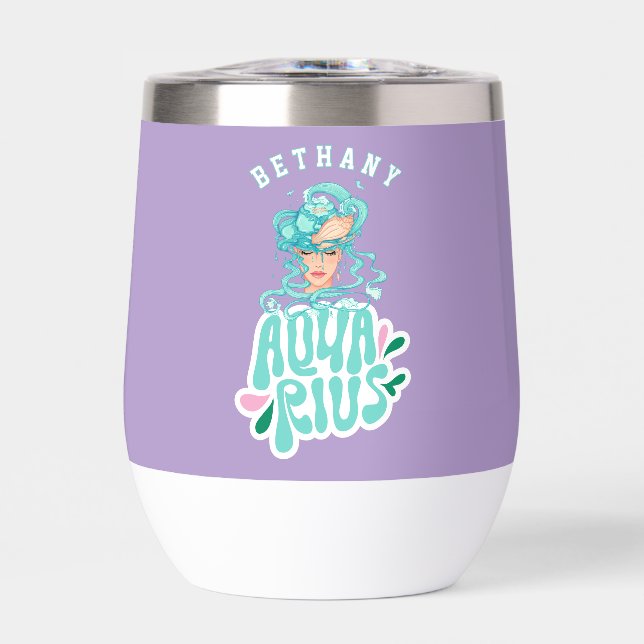 Aquarius Personalized Retro  (Front)