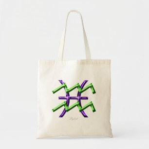 Aquarius Pisces Cusp Astrology Zodiac Sign Tote Bag