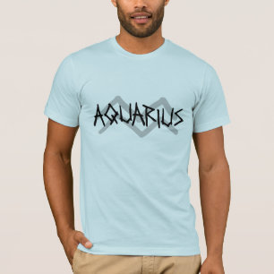 Aquarius Primal Text Shirt